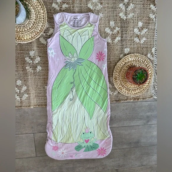 Little Sleepies Disney Princess Tiana Sleepy Bag Baby Girl 6-18 Months